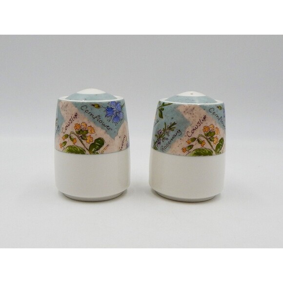 Royal Doulton Wildflowers Salt & Pepper Shakers Set Bone China - Picture 3 of 6